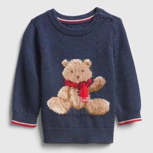 baby GAP Navy Sweater with Bear